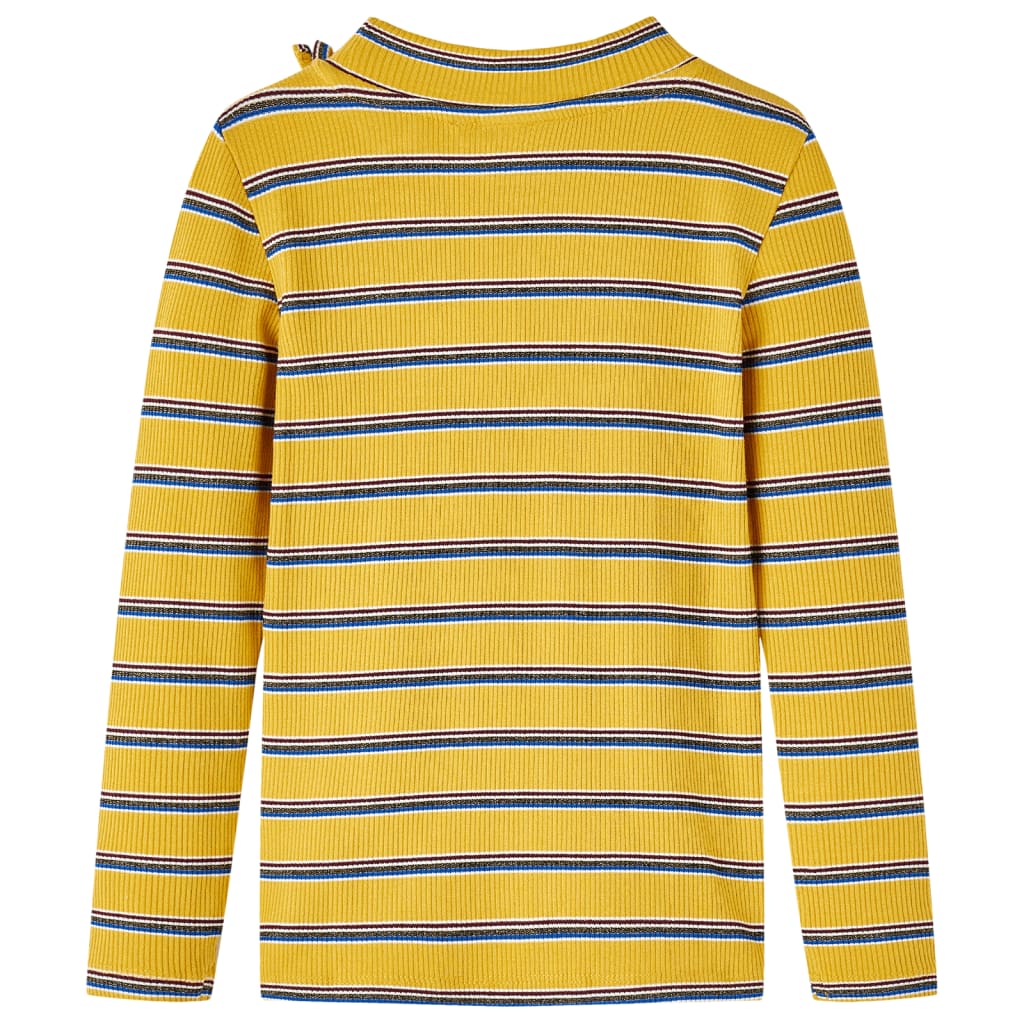VidaXL Chemise enfant à manches longues 128 ocre