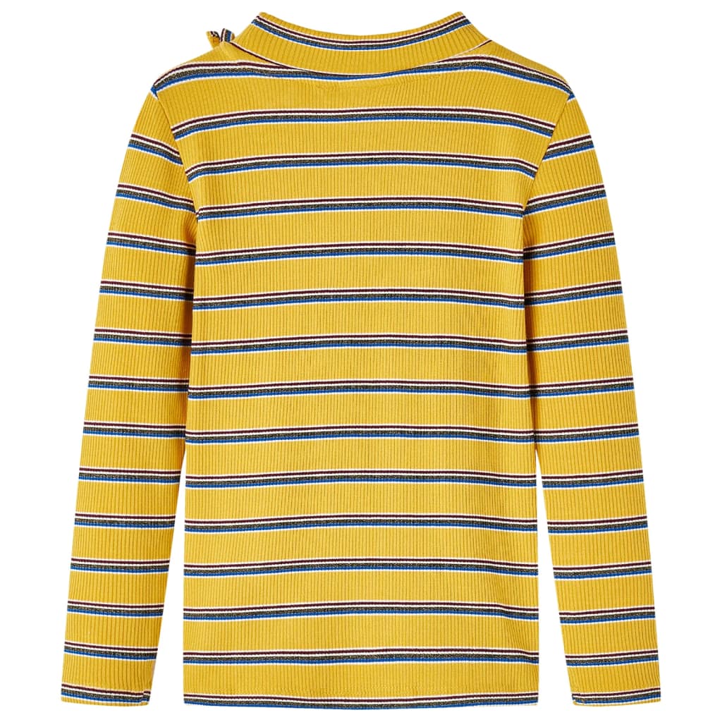VidaXL Chemise enfant à manches longues 140 ocre