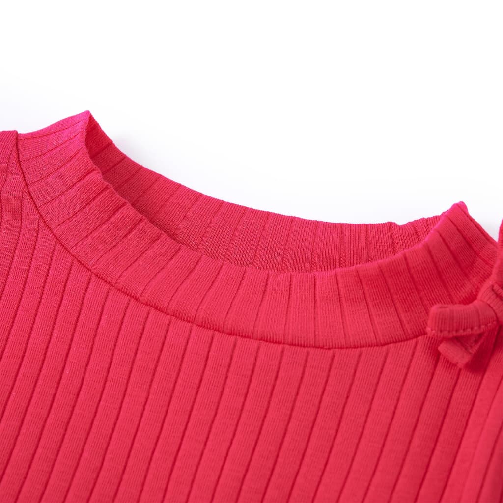 VidaXL Chemise enfant à manches longues 104 rose vif