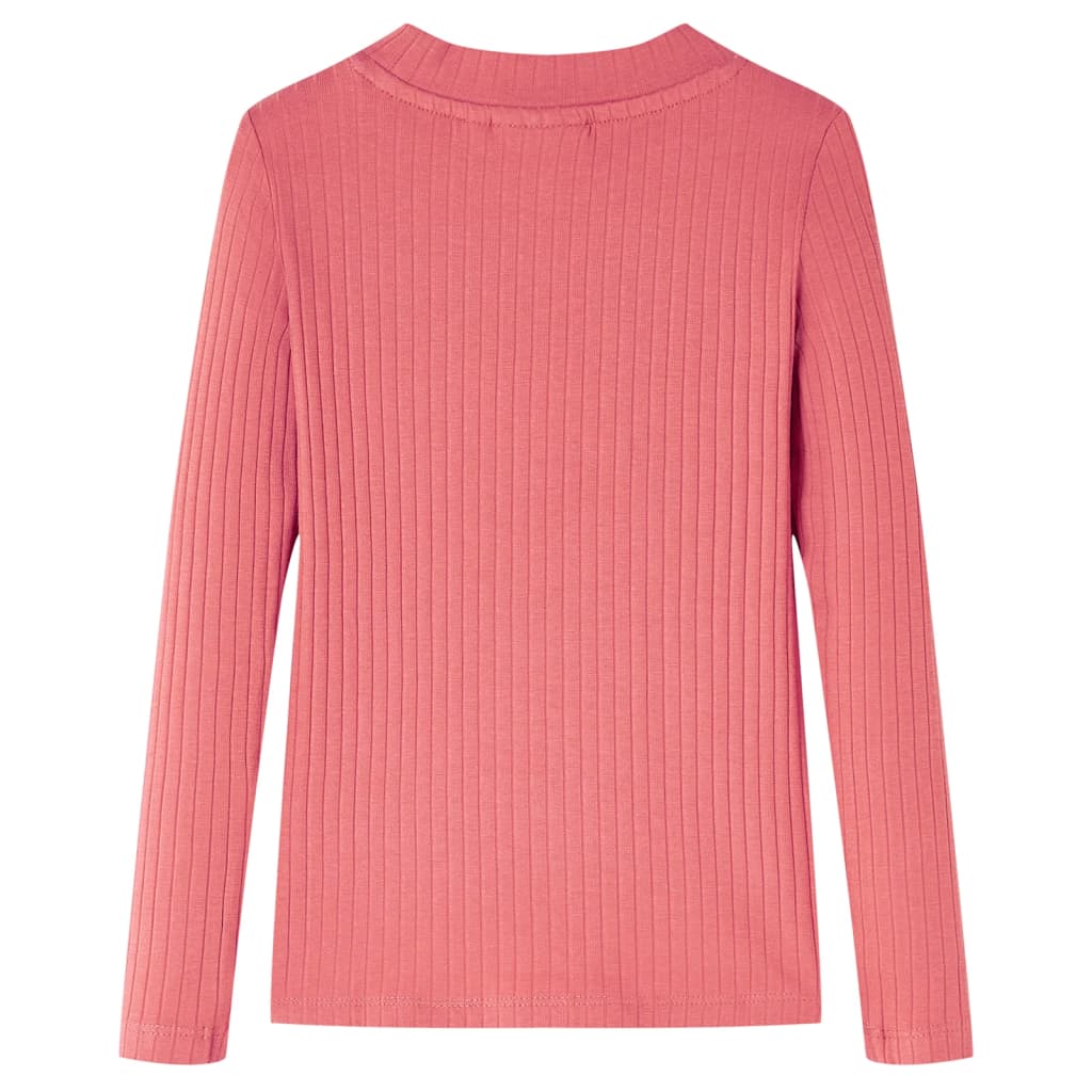 VidaXL Chemise enfant à manches longues 128 vieux rose