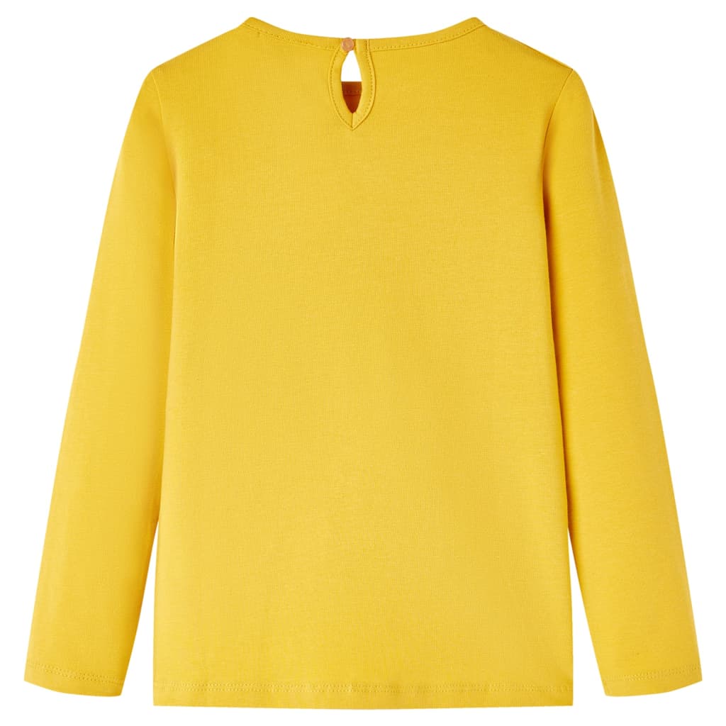 VidaXL Chemise enfant à manches longues 104 ocre