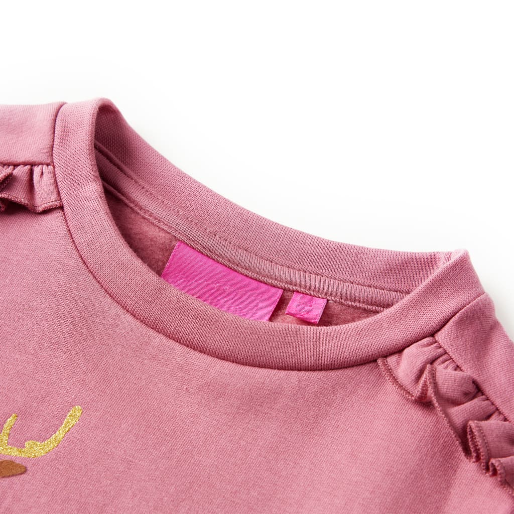 VidaXL Pull enfant 128 couleur framboise