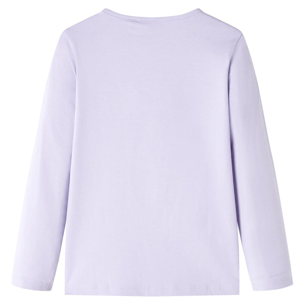 VidaXL Chemise enfant à manches longues 140 lilas clair