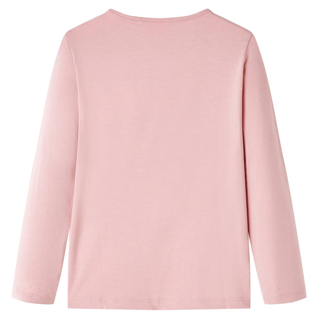 VidaXL Chemise enfant à manches longues 116 rose clair