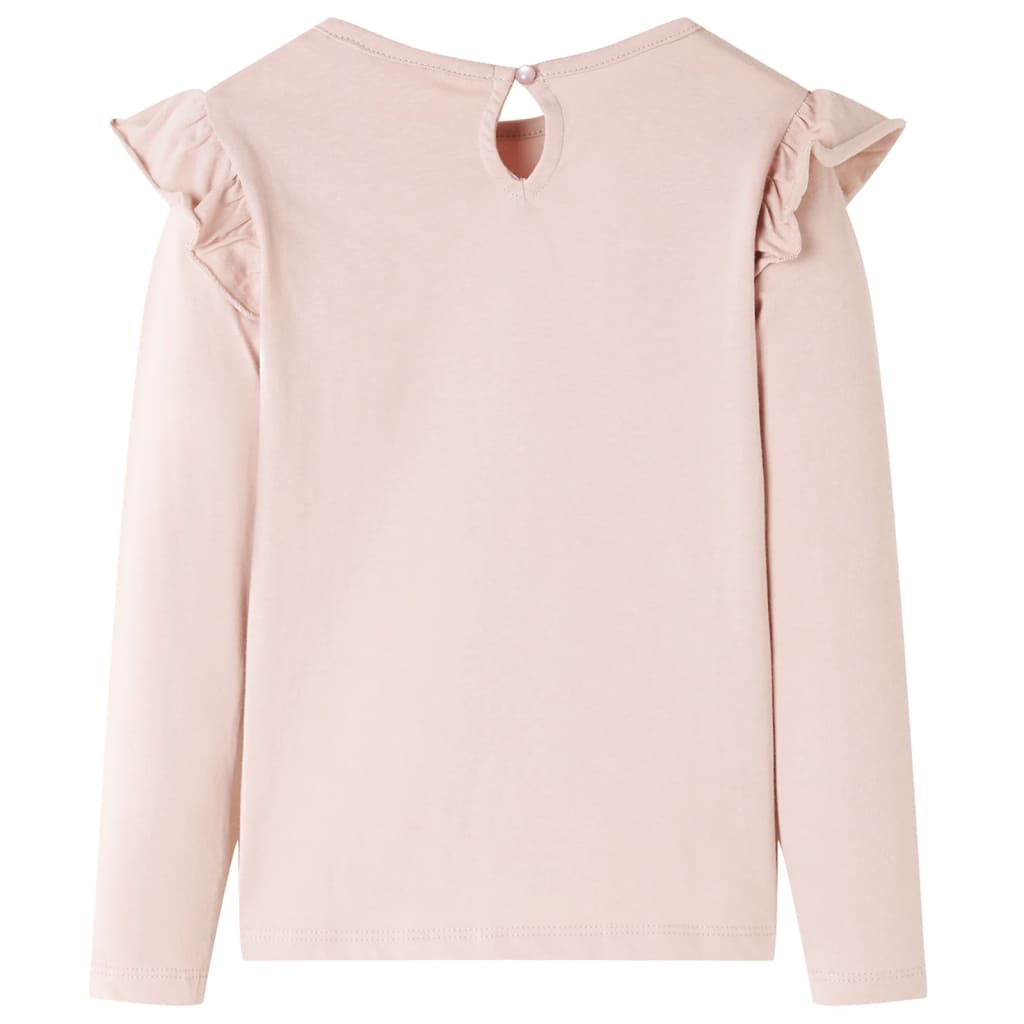 VidaXL Chemise enfant à manches longues 116 rose