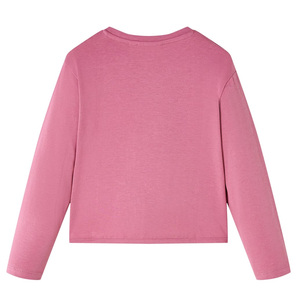 VidaXL Chemise enfant à manches longues 116 couleur framboise