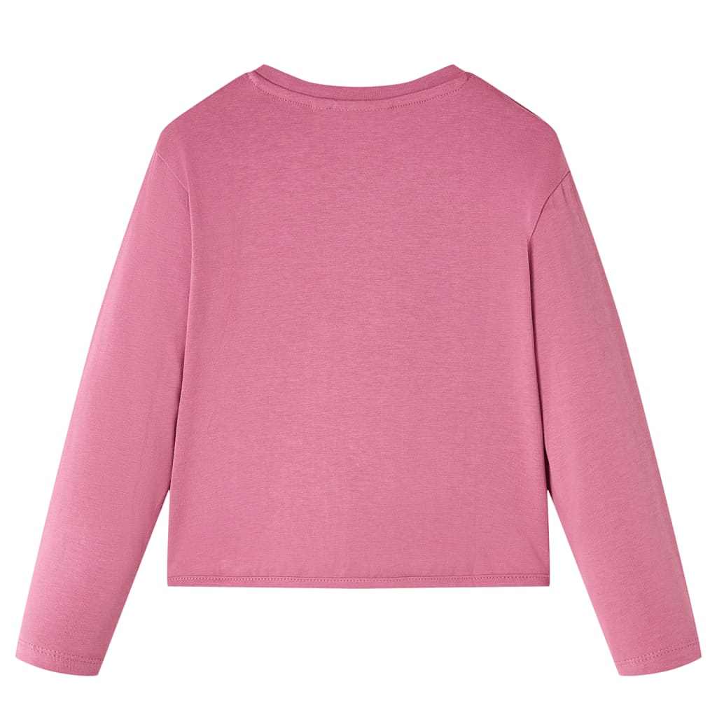VidaXL Chemise enfant à manches longues 128 couleur framboise