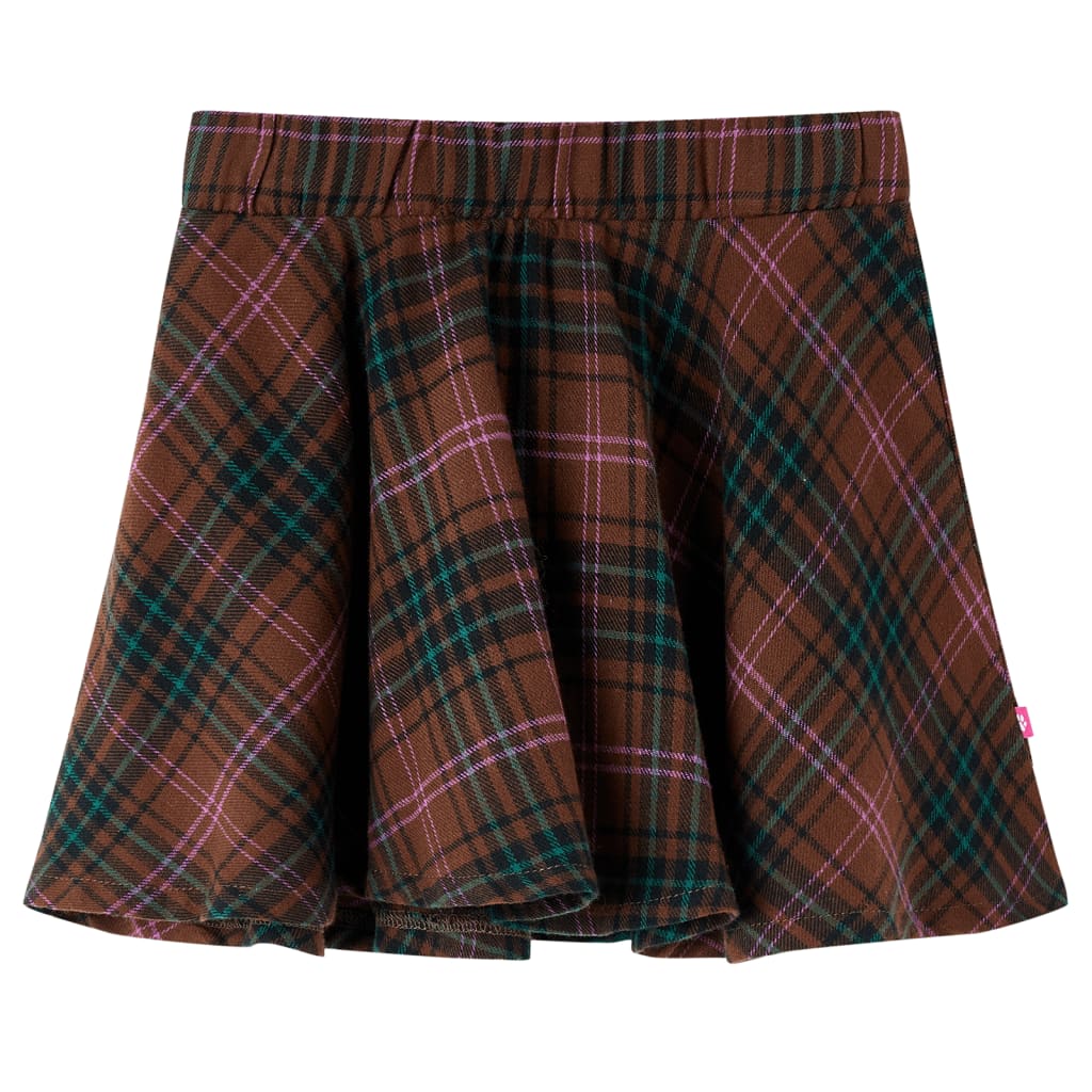 VidaXL Jupe enfant 116 couleur cognac