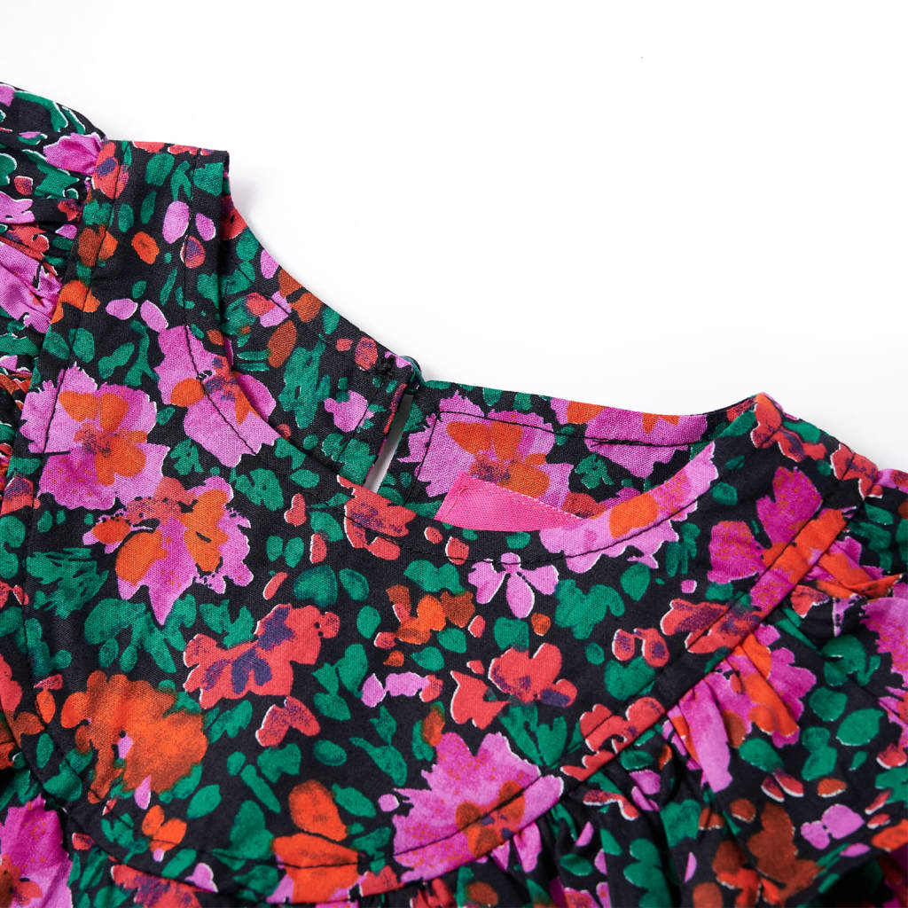 VidaXL Robe enfant à manches longues 104 rose vif