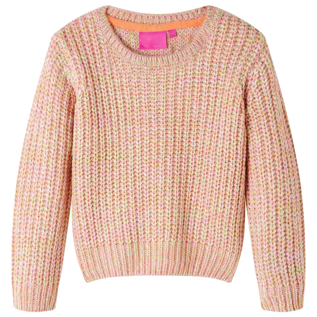 VidaXL Pull enfant tricoté 92 rose tendre