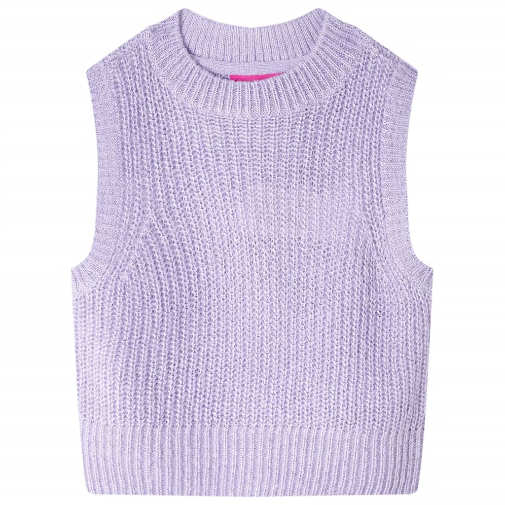 VidaXL Spencer enfant tricoté 92 lilas clair
