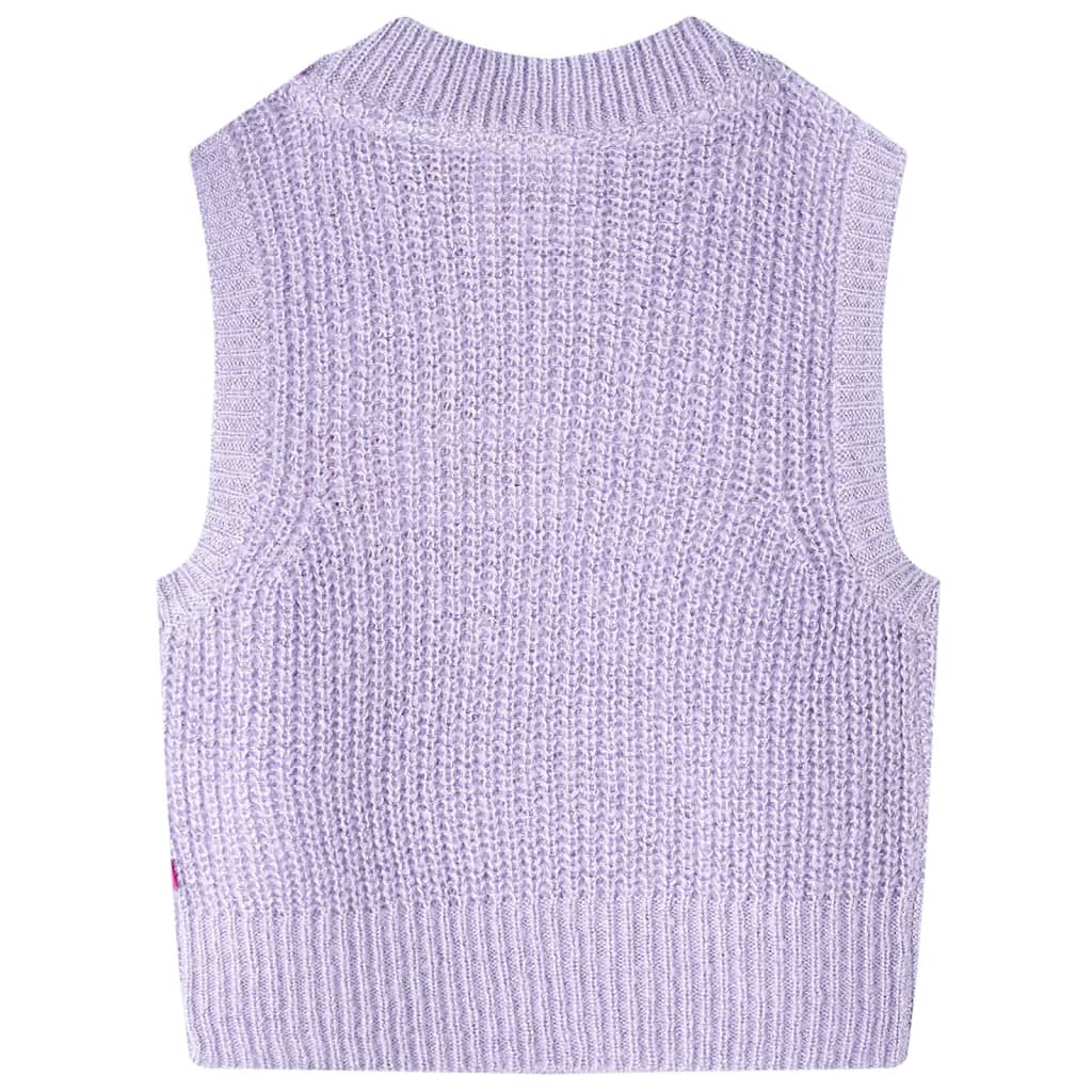 VidaXL Spencer enfant tricoté 104 lilas clair
