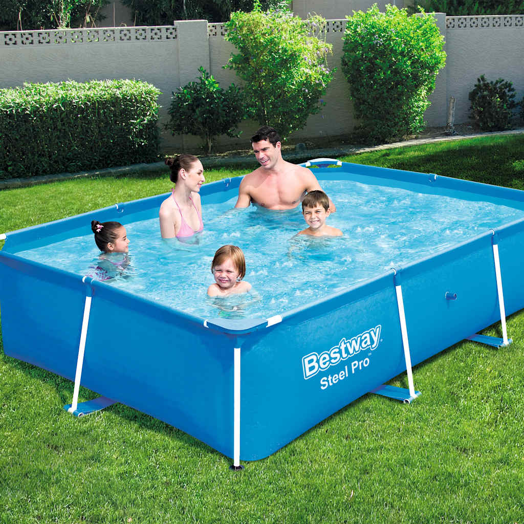 Piscine Bestway steel pro avec structure en acier 259x170x61 cm 56403