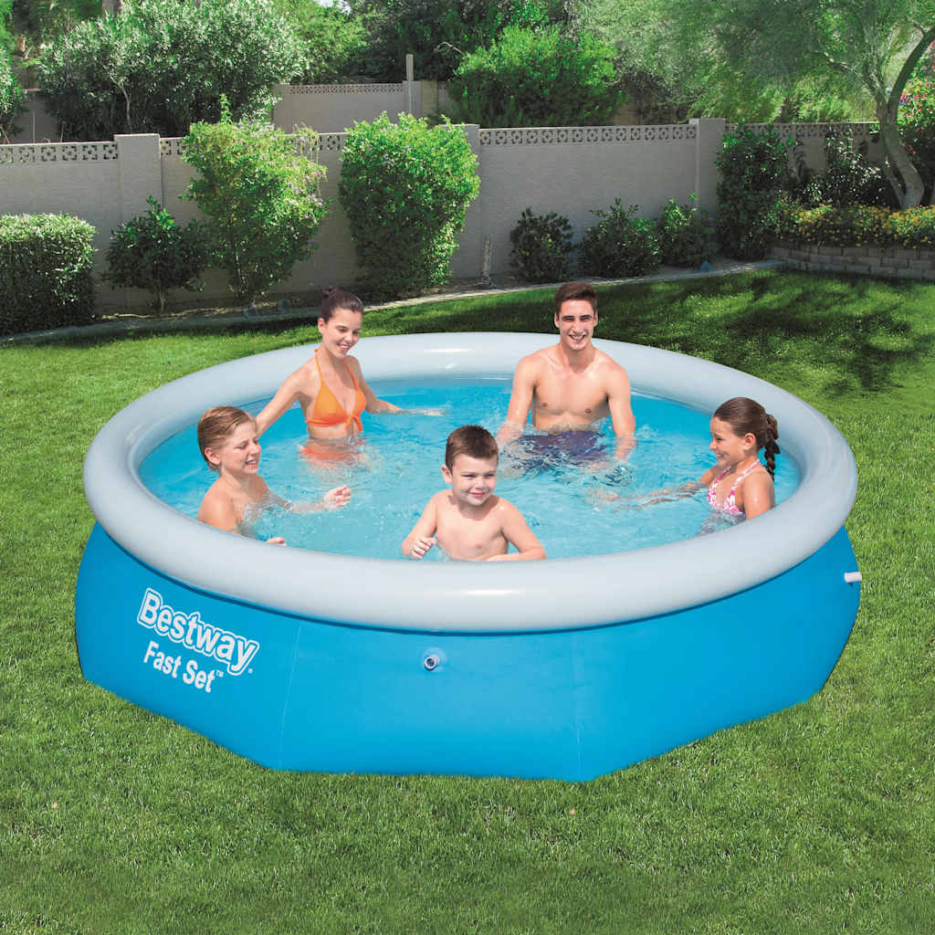 Bestway piscine gonflable ronde à réglage rapide 305x76 cm 57266