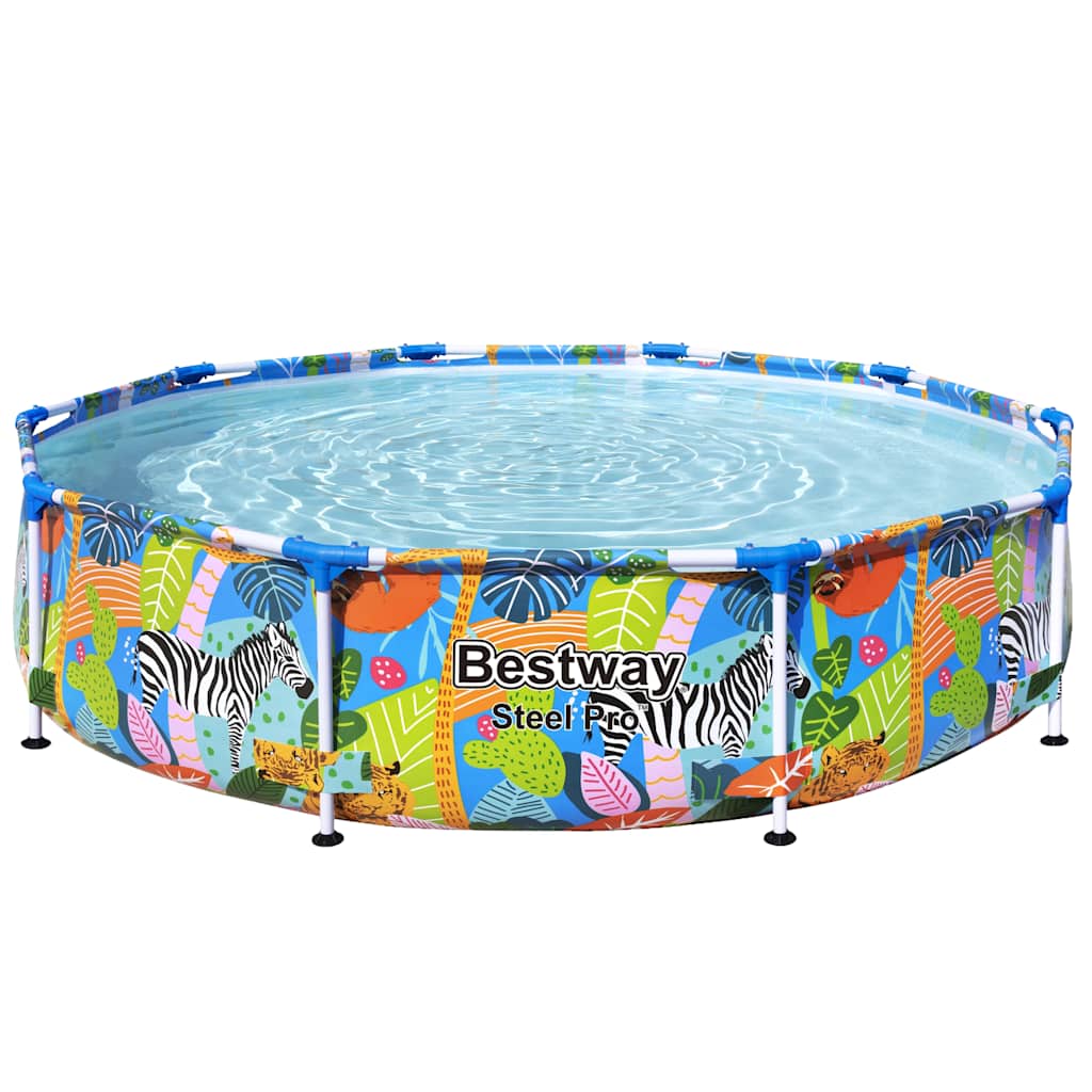 Piscine à cadre professionnel en acier Bestway 305x66 cm