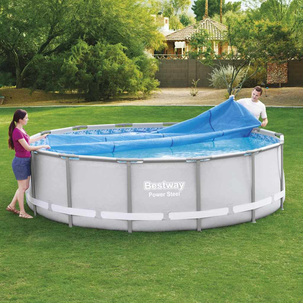 Couverture de piscine solaire Bestway flowclear 427 cm