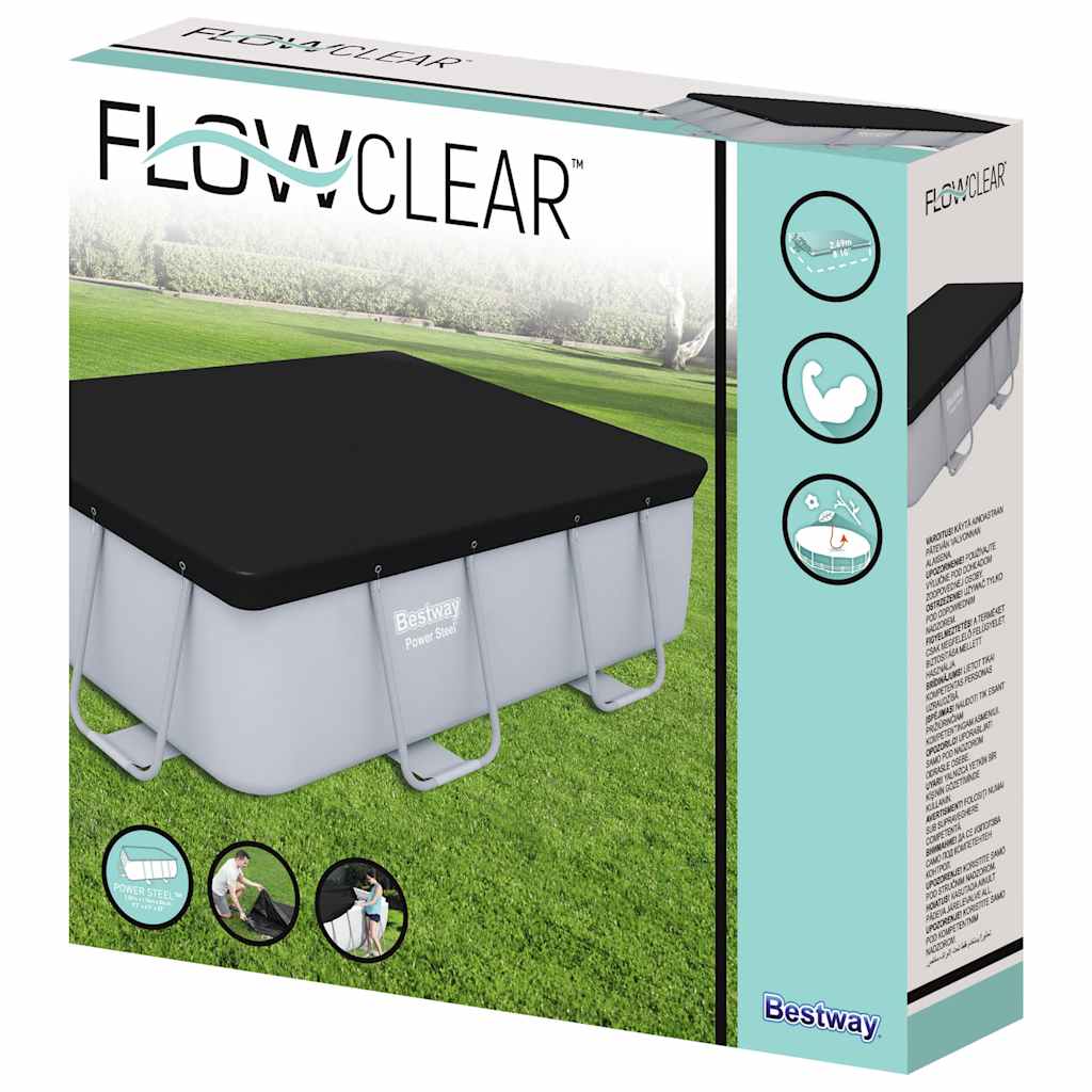 Couverture de piscine Bestway flowclear 269x179 cm