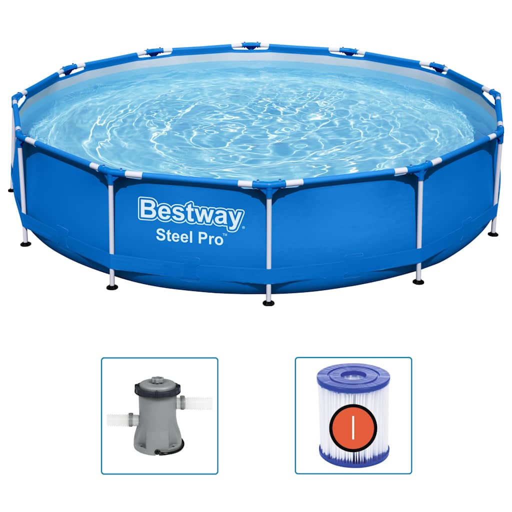 Cadre de piscine Bestway acier pro 366x76 cm