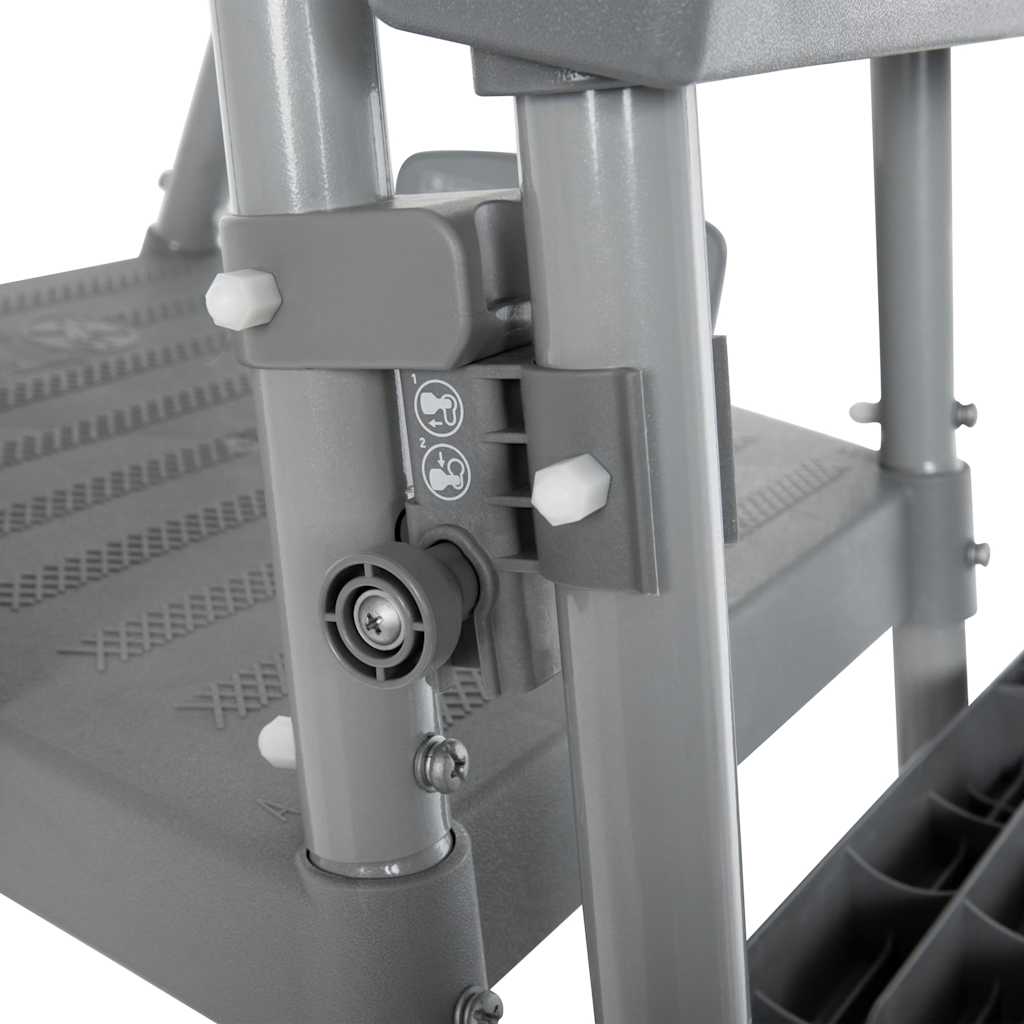 Échelle de piscine Bestway flowclear avec 4 marches 122 cm