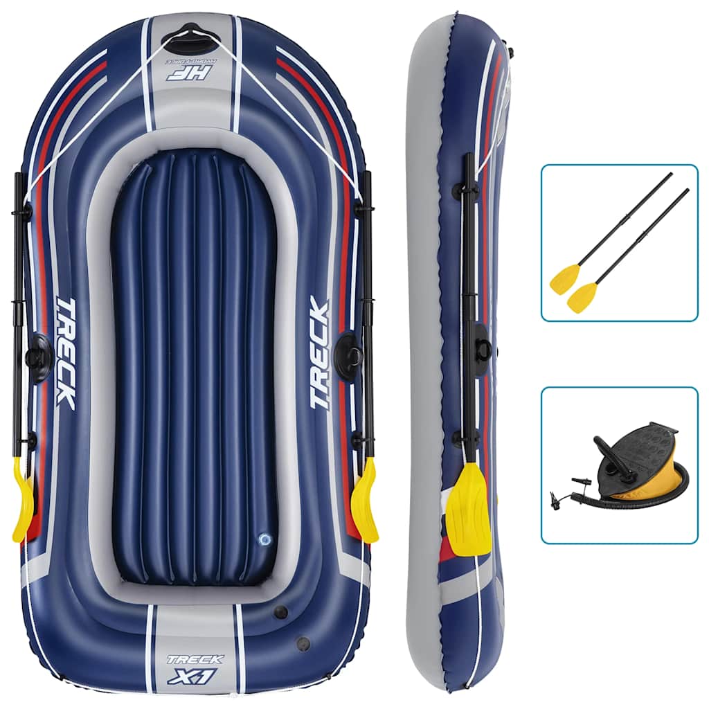 Bateau pneumatique Bestway hydro-force avec pompe et rames bleu