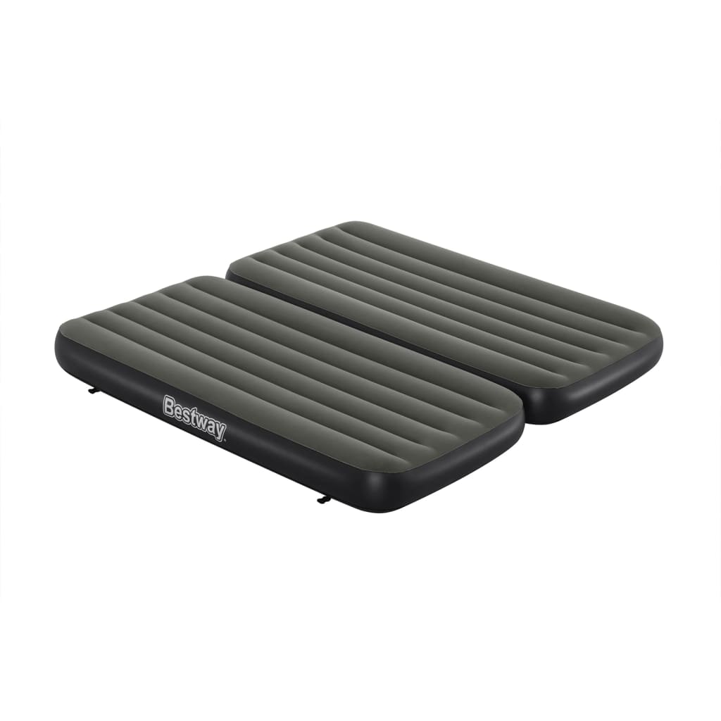 Bestway Airbed 3-en-1 gonflable 188x99x25 cm noir et gris