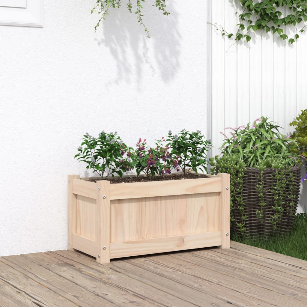 Vidaxx jardinière 60x31x31 cm bois de pin massif