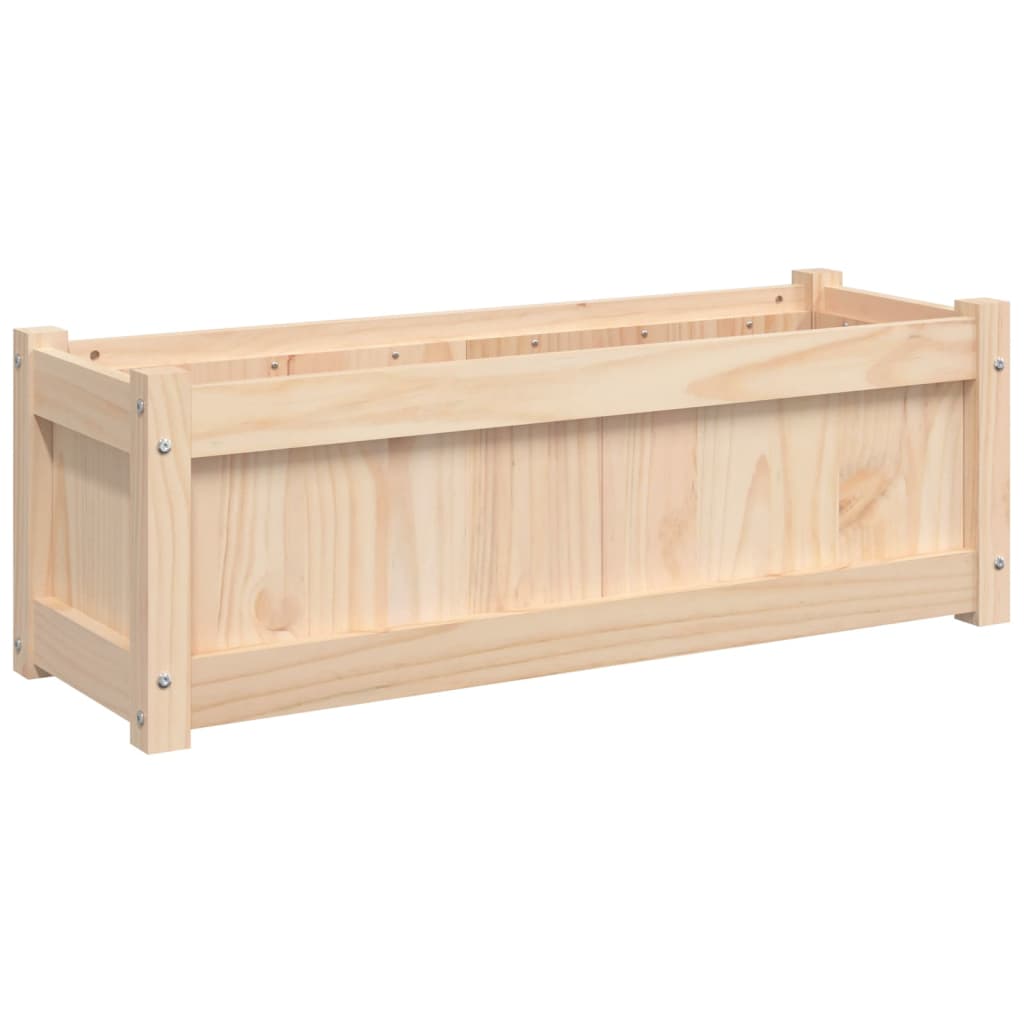 Vidaxx jardinière 90x31x31 cm bois de pin massif