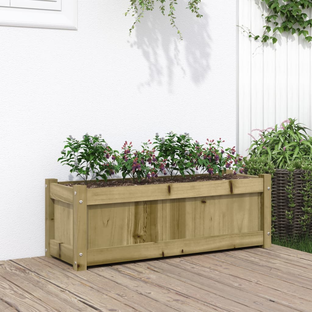 Jardinière Vidaxx 90x31x31 cm bois de pin imprégné