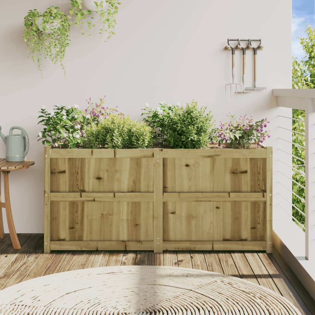 Jardinière Vidaxx 150x50x70 cm bois de pin imprégné