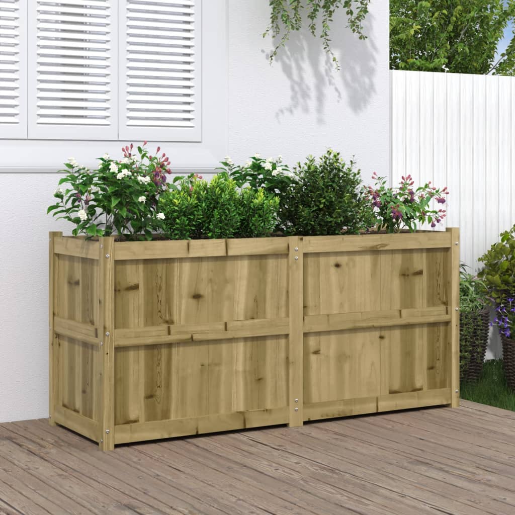 Jardinière Vidaxx 150x50x70 cm bois de pin imprégné