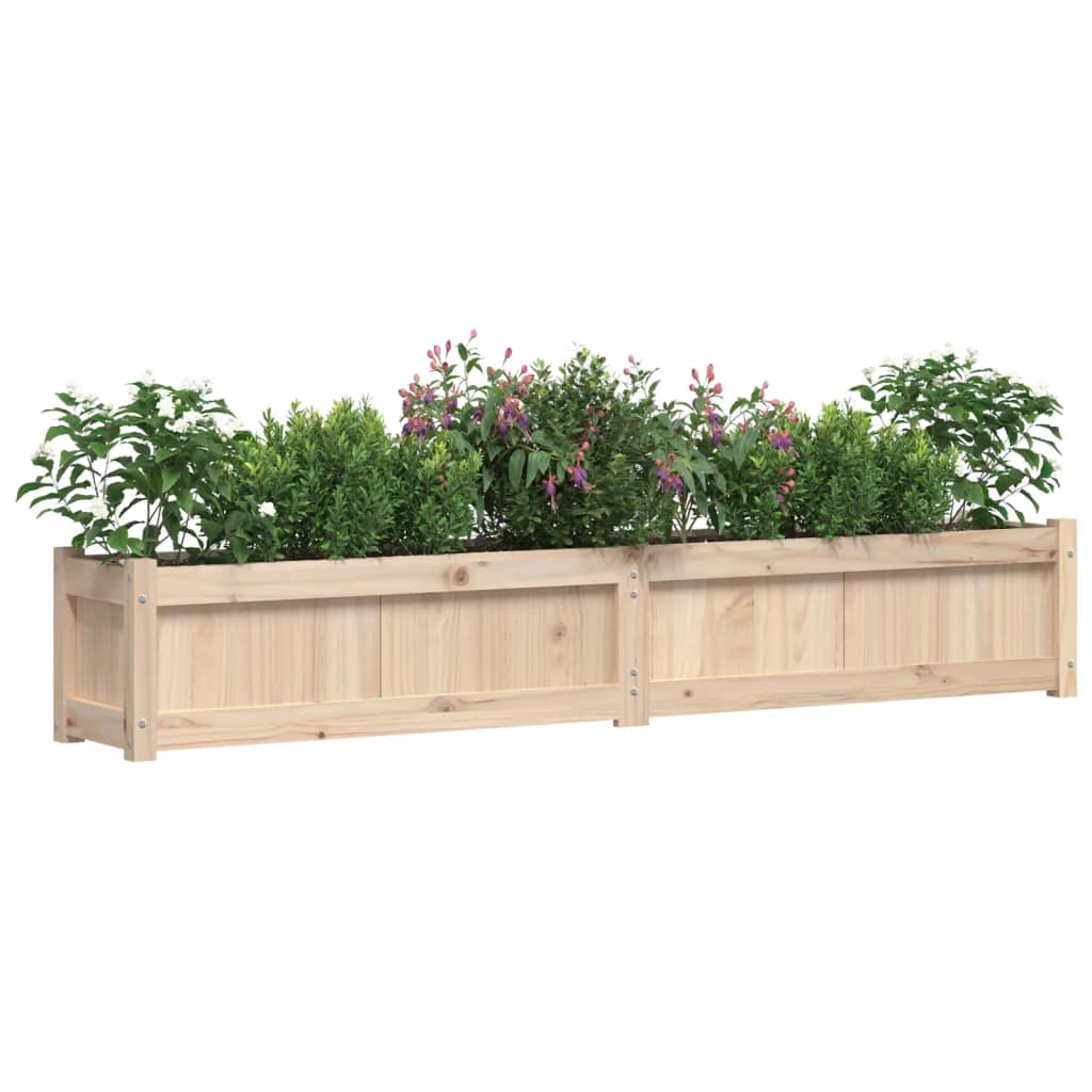 Vidaxx jardinières 2 pcs cm bois de pin massif