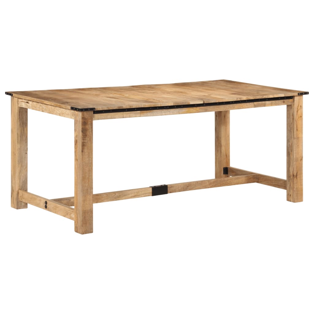 VidaXL Table à manger 180x90x75 cm bois de manguier massif