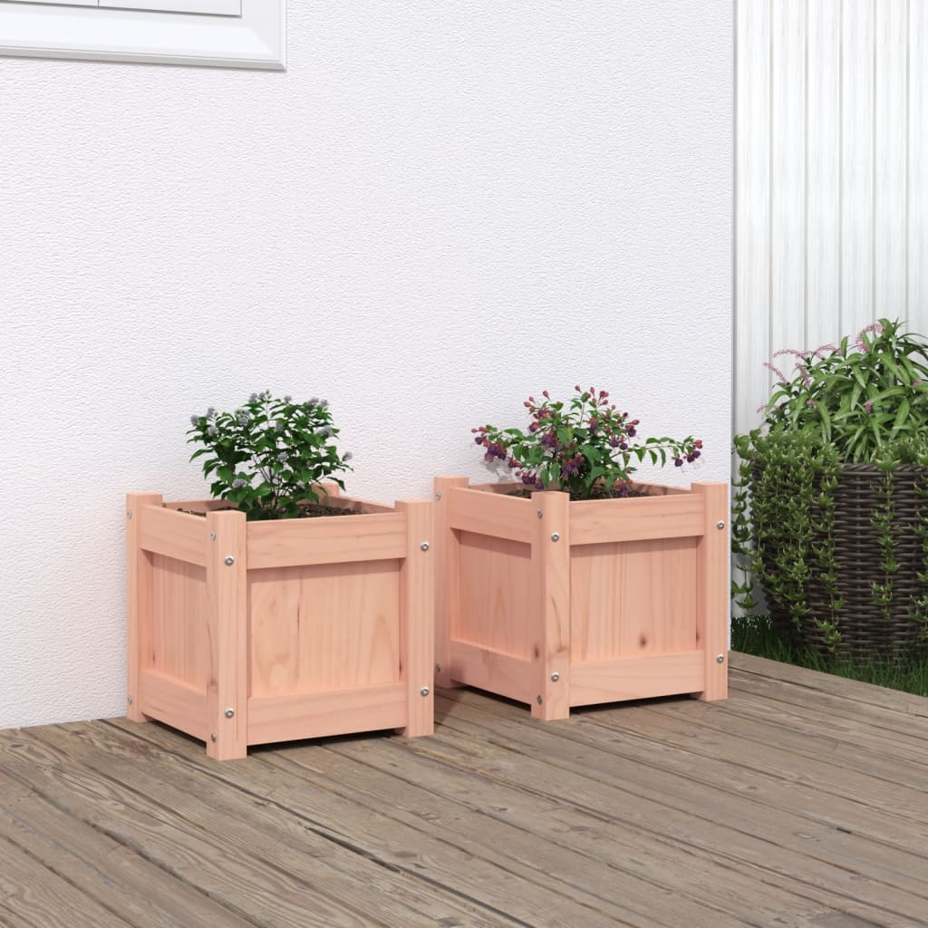 VidaXL jardinières 2 pcs bois de Douglas massif