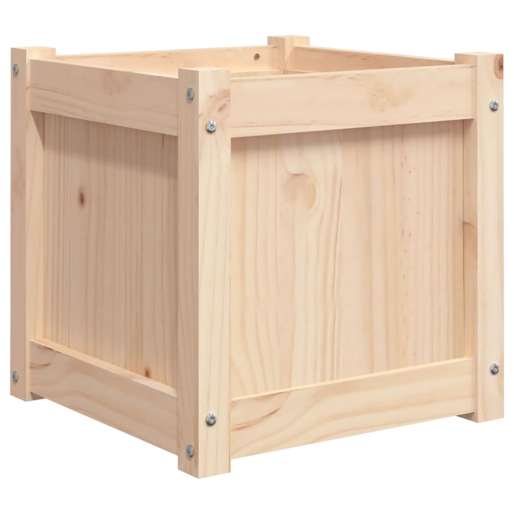 Jardinière Vidaxx 40x40x40 cm bois de pin massif