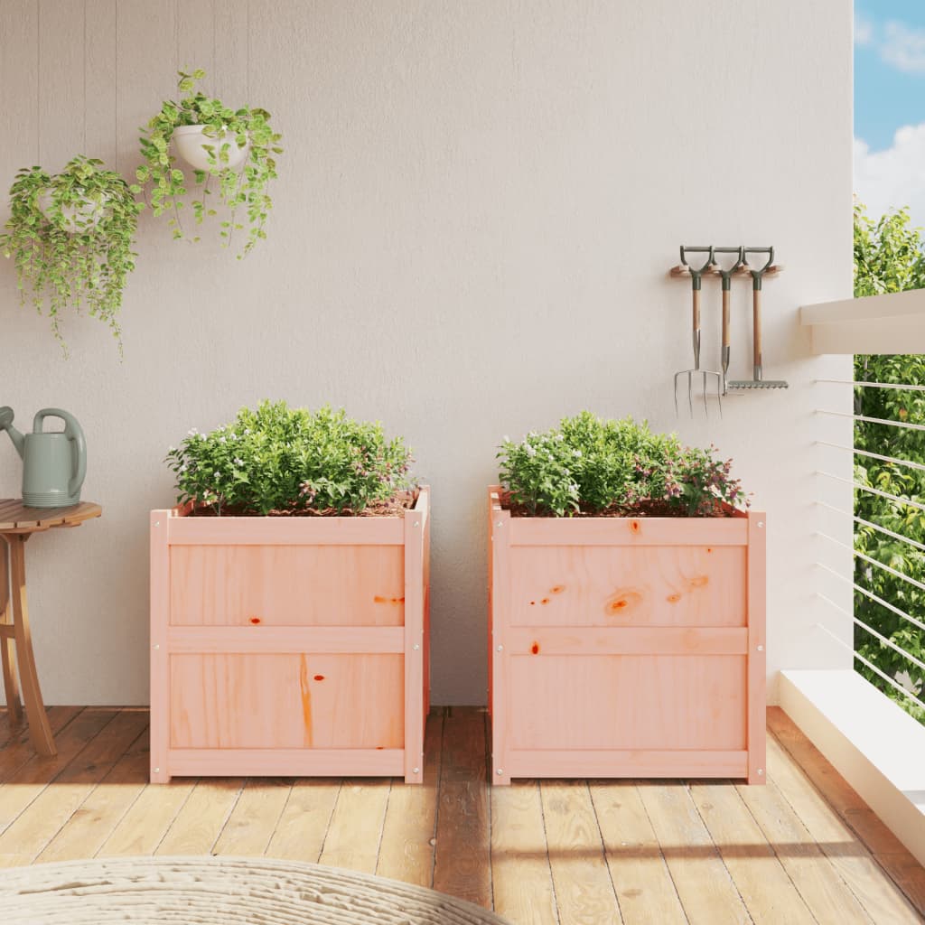 VidaXL jardinières 2 pcs bois de Douglas massif