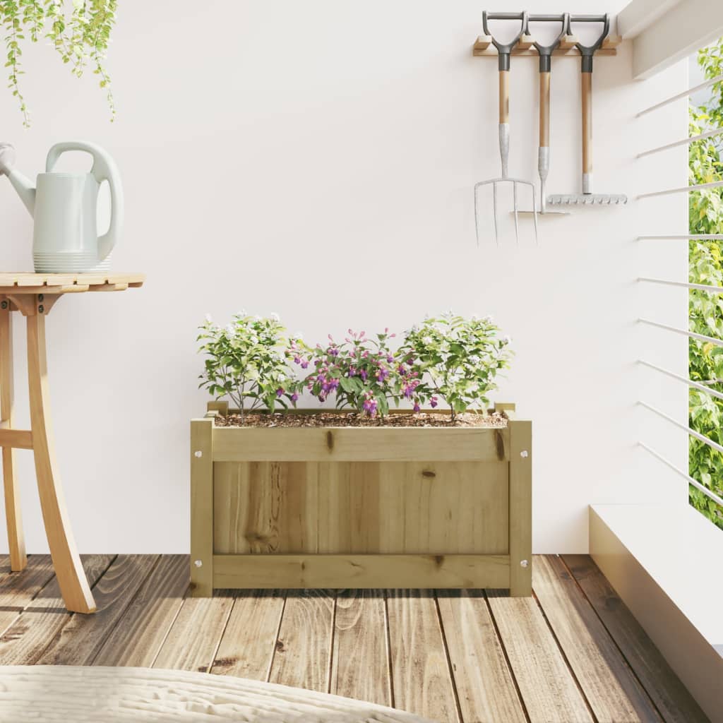 Jardinière Vidaxx 60x31x31 cm bois de pin imprégné