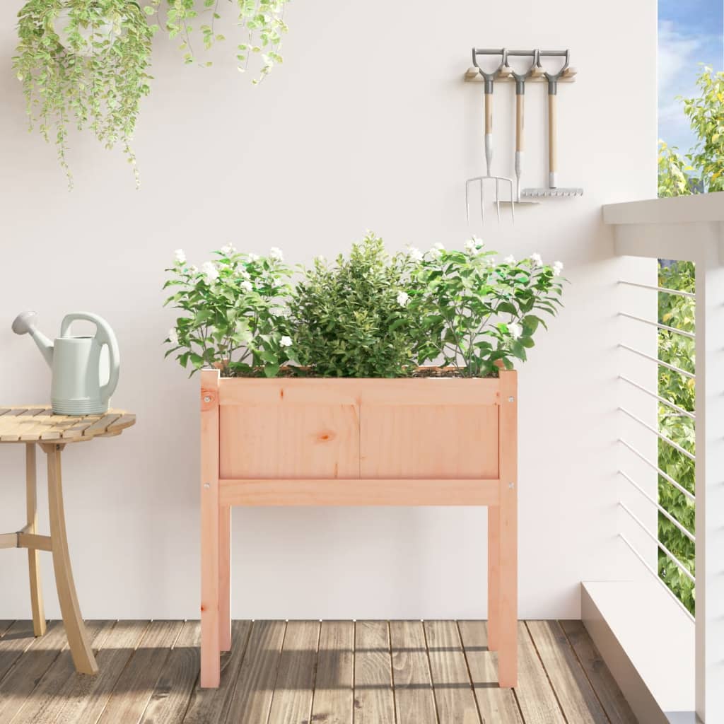 Vidaxx jardinière avec pieds 70x31x70 cm bois de Douglas massif