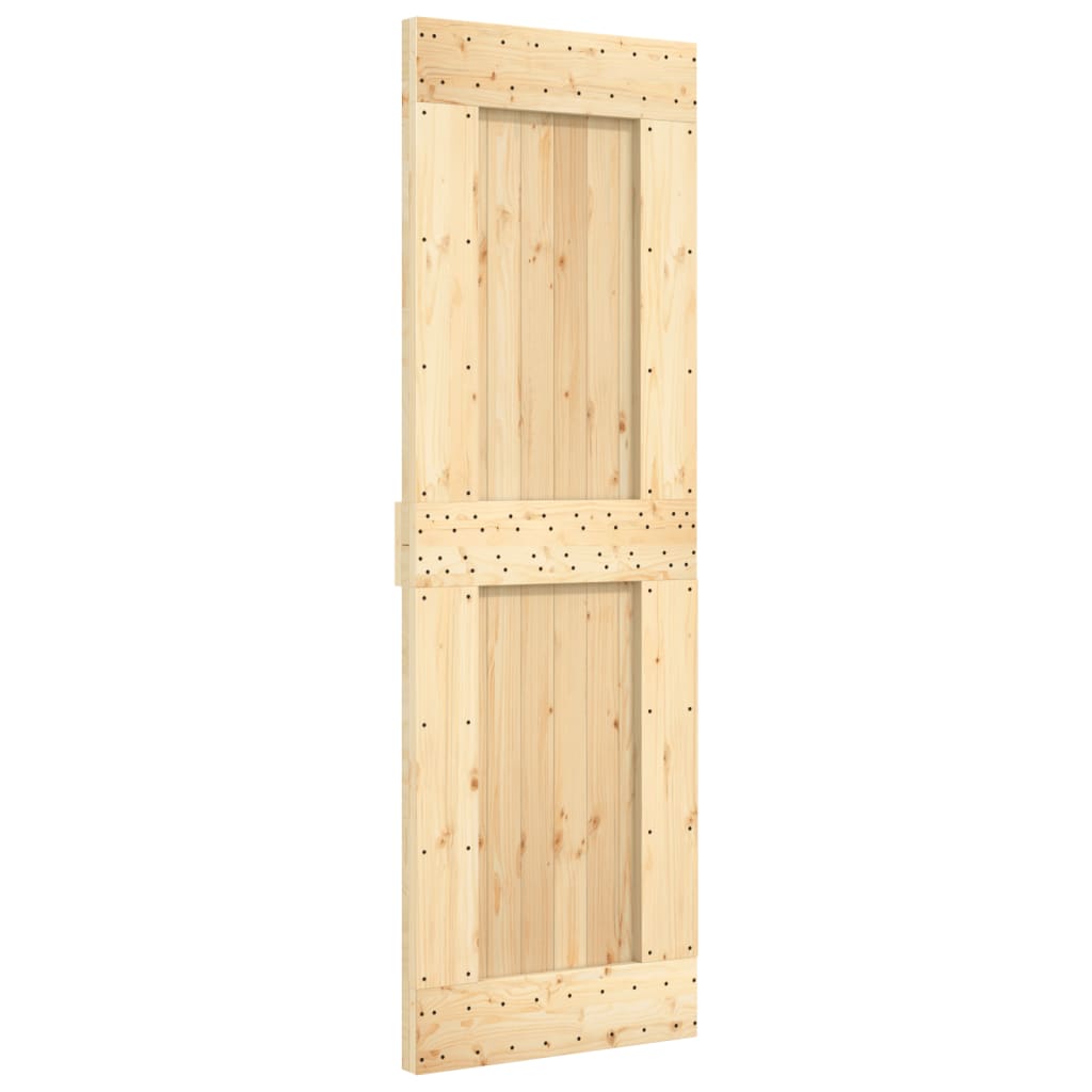 VidaXL Porte coulissante avec ferrures 70x210 cm bois de pin massif
