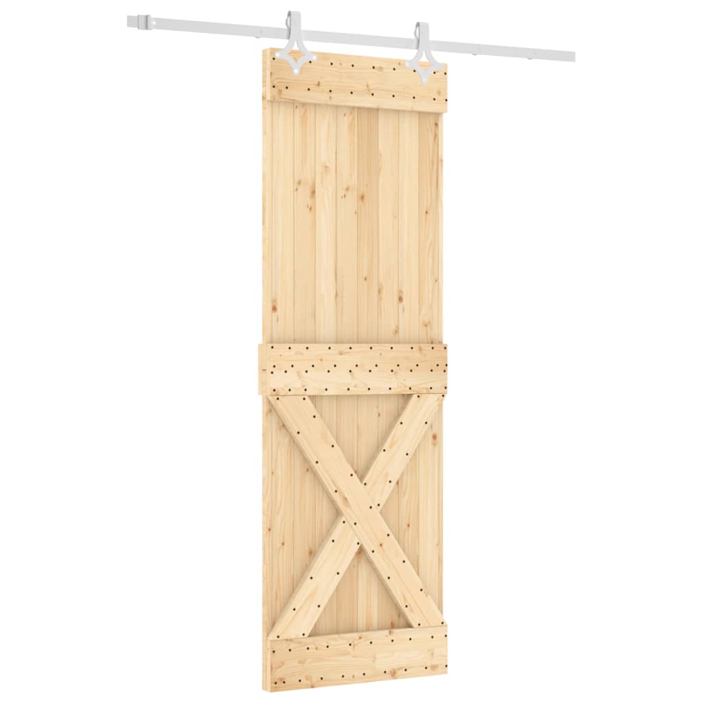 VidaXL Porte coulissante avec ferrures 70x210 cm bois de pin massif