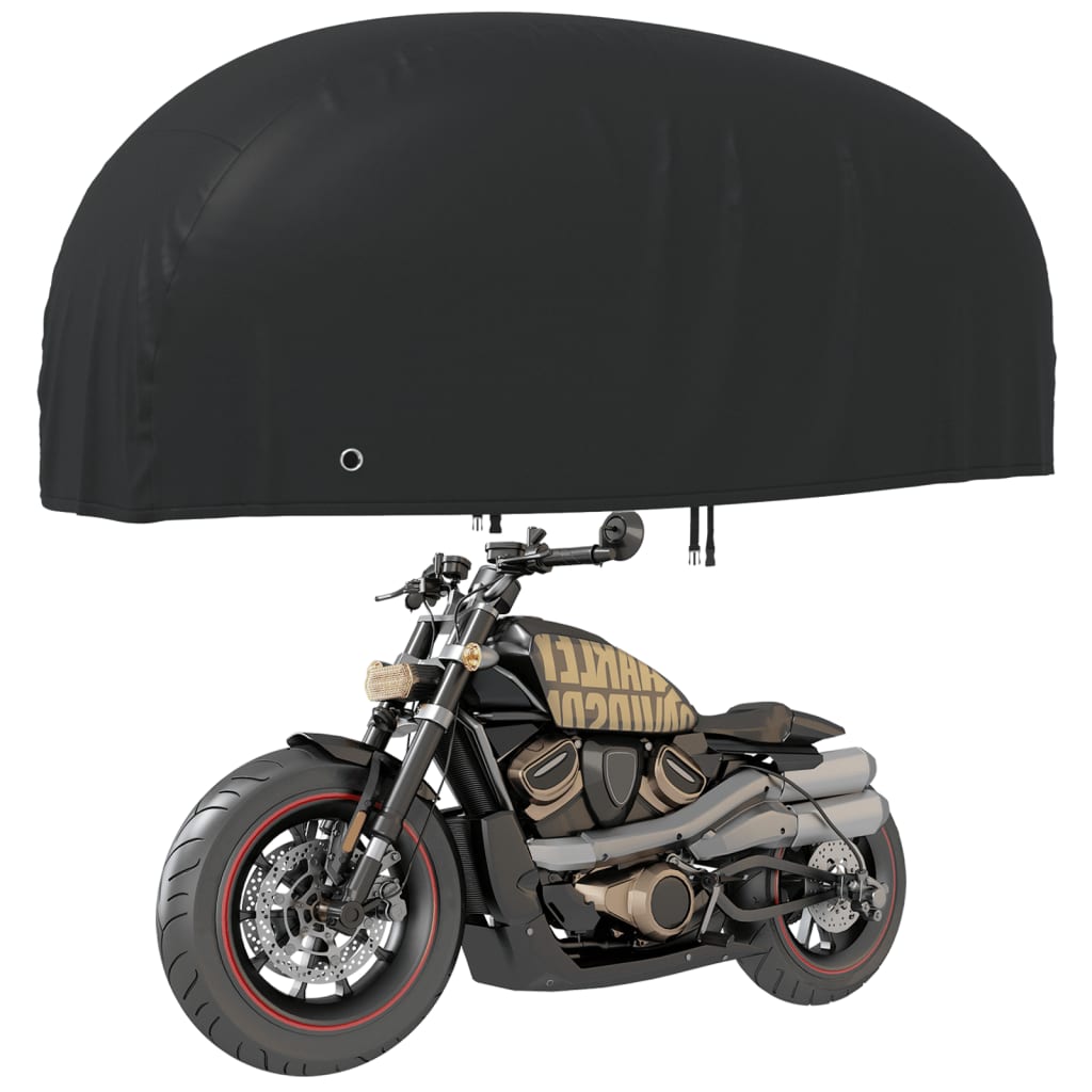 VidaXL housses de moto 2 pcs 245x105x125 cm tissu oxford 210D