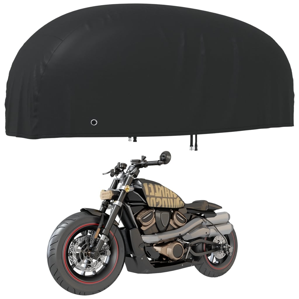 VidaXL housses de moto 2 pcs 295x110x140 cm tissu oxford 210D