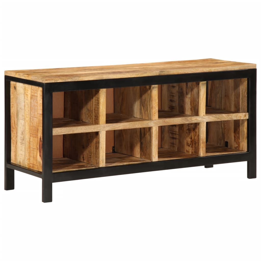 VidaXL Banc à chaussures 110x35x51 cm bois de manguier massif