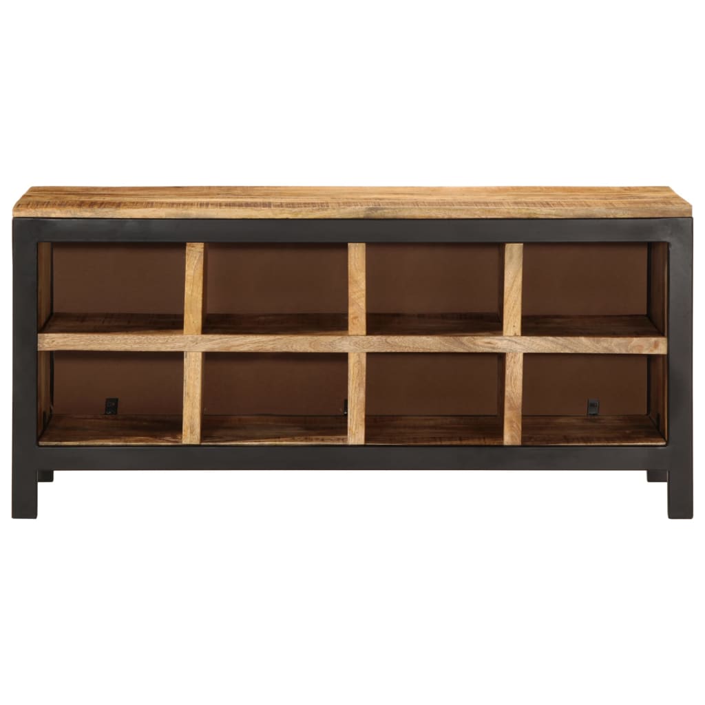 VidaXL Banc à chaussures 110x35x51 cm bois de manguier massif