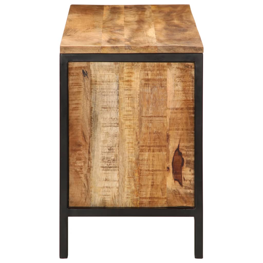 VidaXL Banc à chaussures 110x35x51 cm bois de manguier massif