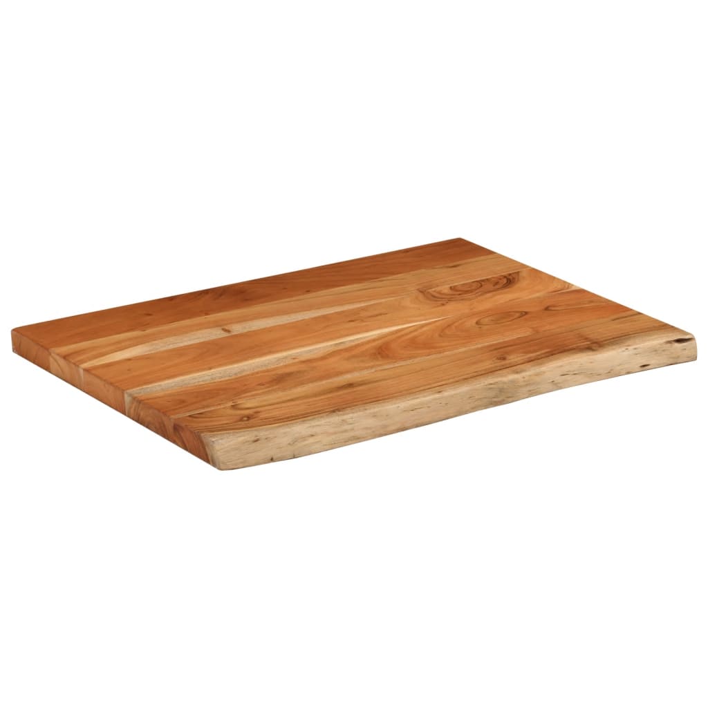 VidaXL Plan de lavabo rectangulaire 80x60x2,5 bois d'acacia massif
