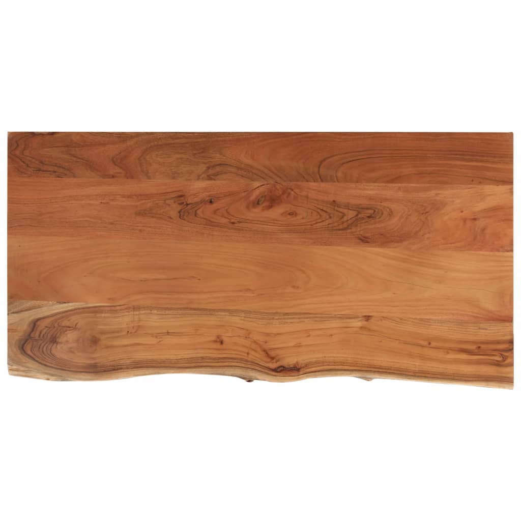 VidaXL Plan de lavabo rectangulaire 120x60x2,5 bois d'acacia massif
