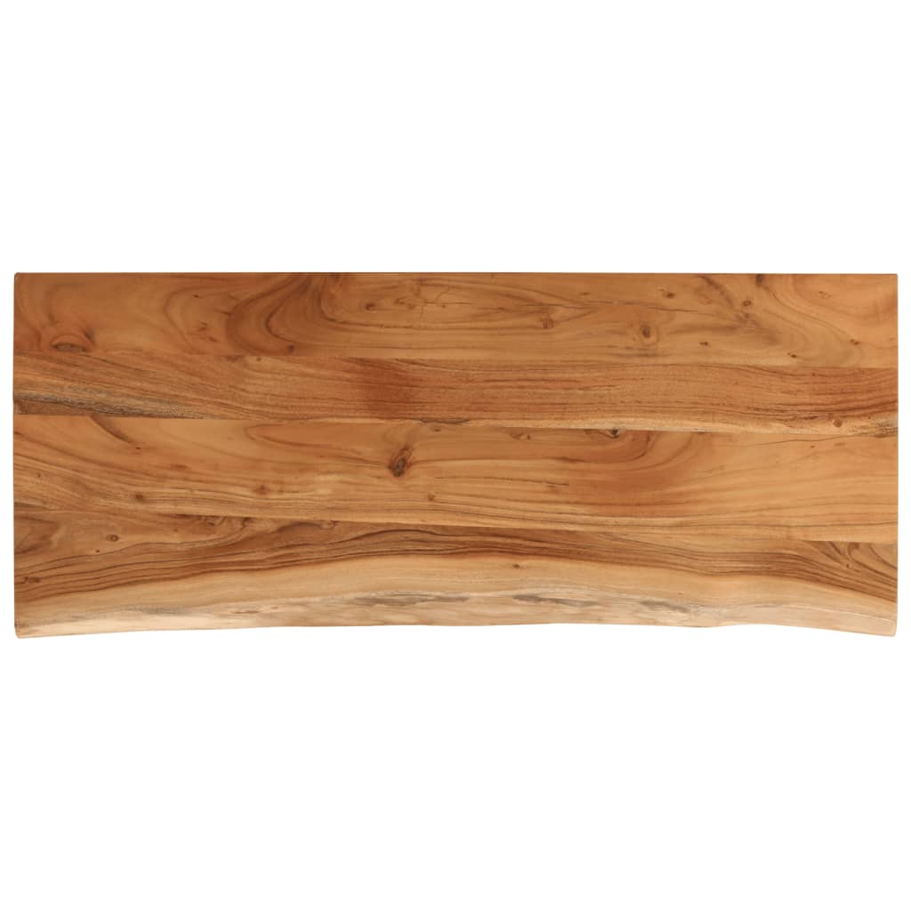 VidaXL Plan de lavabo rectangulaire 140x60x2,5 bois d'acacia massif
