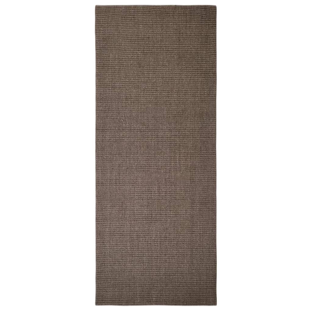 Vidaxl sisalmat pour gratter post 80x200 cm brun