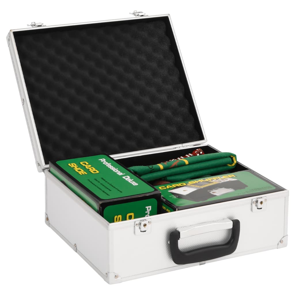 VidaXL jeu de poker 300 pièces 4 g
