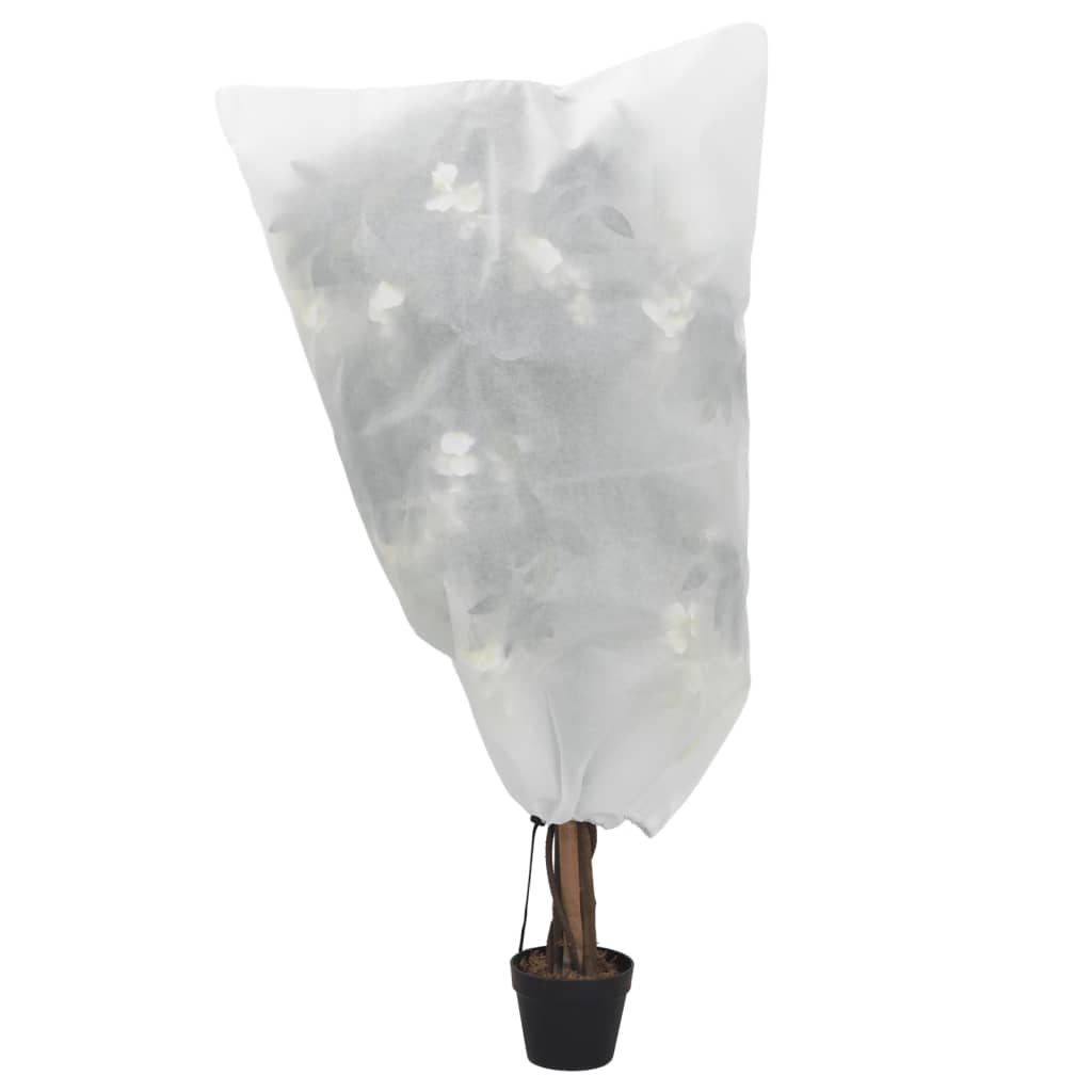 VidaXL Couvertures végétales avec cordon de serrage 8 pcs 70 g m² 0,8x1 m